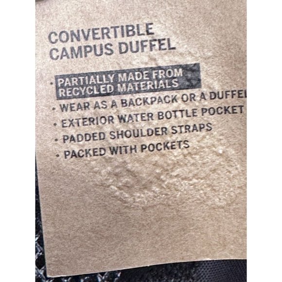 Victoria’s Secret PINK Campus Convertible Duffle Bag Backpack Book Bag NWT - Picture 9 of 13